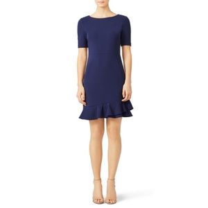 Diane Von Furstenberg Serafina Navy Blue Dress